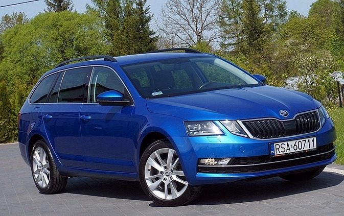 Skoda Octavia cena 71900 przebieg: 158000, rok produkcji 2019 z Sanok małe 704